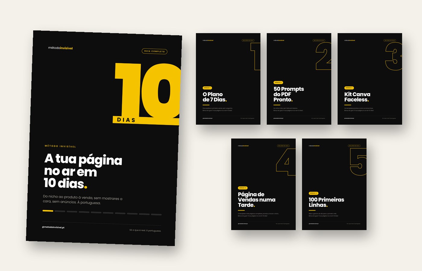 O guia Método Invisível e os 5 bónus